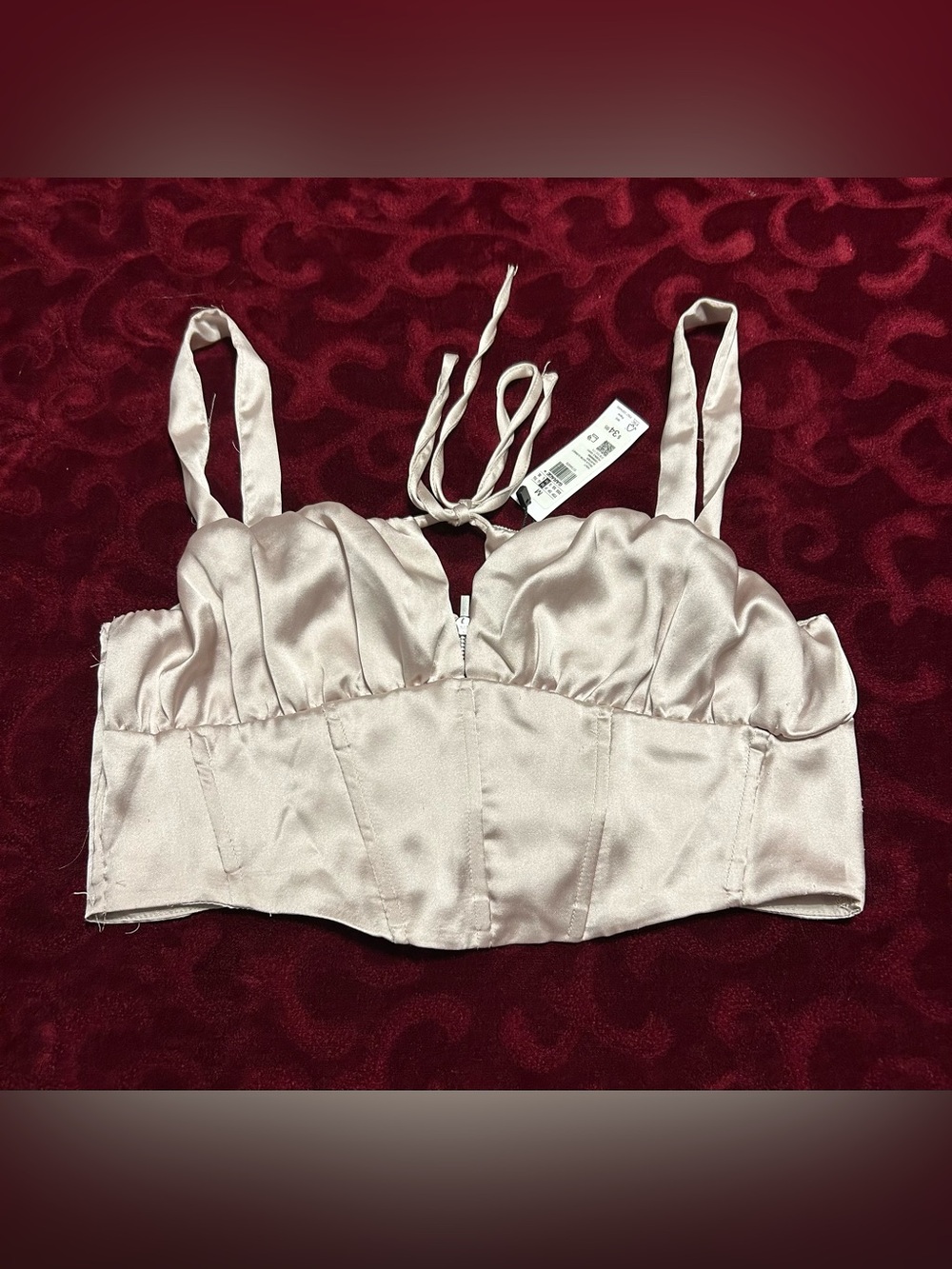 Satin Corset Top